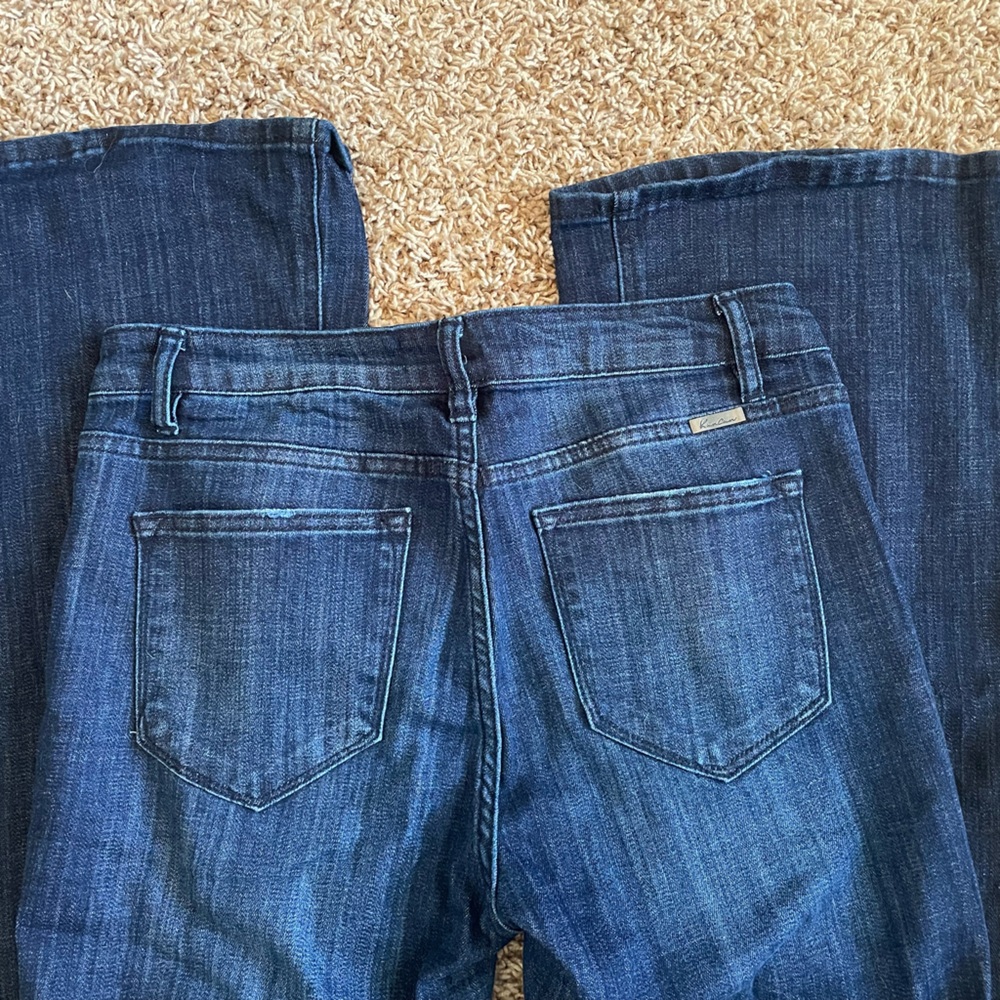 KanCan Dark Blue Flare Leg Jeans